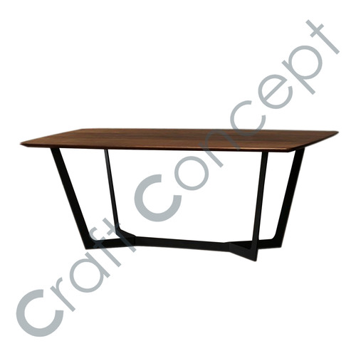 Wood & Metal Office Table No Assembly Required