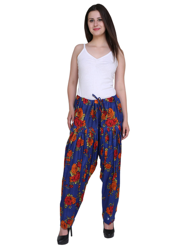 ladies printed patiala