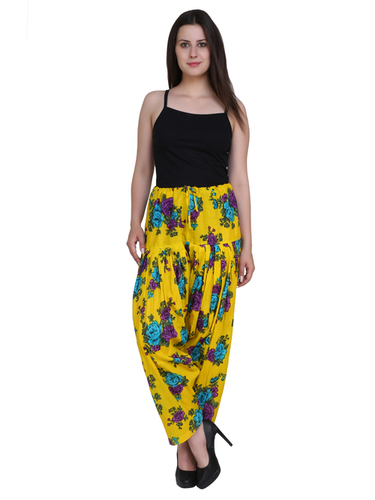 ladies printed patiala