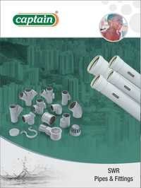Swr Fittings - Pvc Material, Various Sizes, White Color | Sturdy, Impact Resistant, High Pressure Rating Of 10 Bar