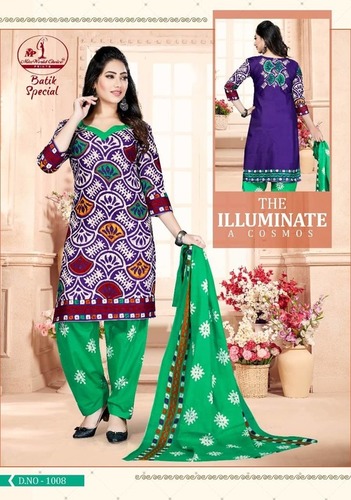 BATIK SPECIAL COTTON PRINTED DRESS MATERIALS