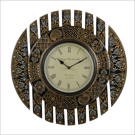 Wooden Carved Wall Clock Application: Good Looking