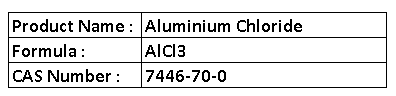 AlCl3 - Aluminum Chloride White, Boiling Point 180°C | High Purity, Versatile Catalyst, Easy Handling