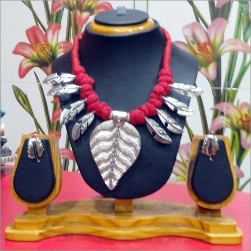 German Silver Set (Neck Piece Plus Earring)