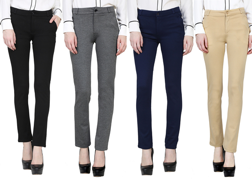 ladies stretch trousers