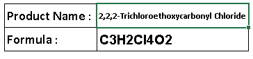 2,2,2-Trichloroethoxycarbonyl Chloride