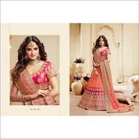 Ladies Embroidered Bridal Lehenga Decoration Material: Beaded Lace