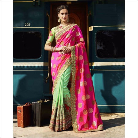 Art Silk Ladies Party Wear Saree