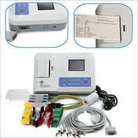 ECG -3 CHANNEL 12 LEADS WITH PRINTER