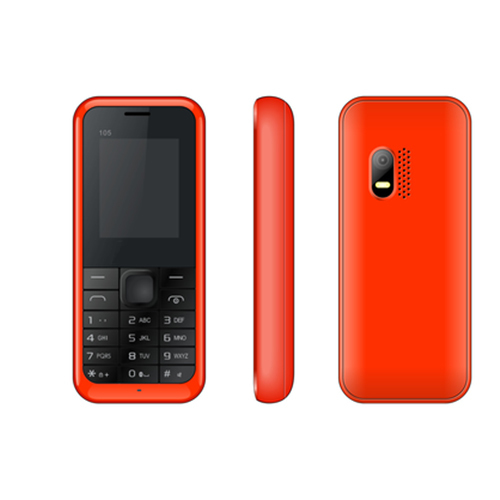1.8 Inch Bar Phone - Plastic, 111x47x14 mm, Dual Sim Card, 32MB RAM, 32MB ROM, 0.08MP Camera, Bluetooth Support, FM Radio with Earphone, 600-1400mAh Battery