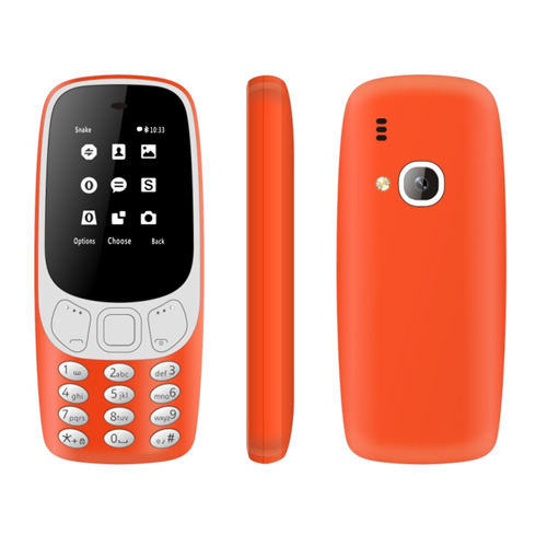 1.8 Inch Bar Phone - Plastic Build, 111x47x14 mm Dimensions | 32MB RAM, 32MB ROM, Dual SIM, Bluetooth, FM Radio, 0.08MP Camera, Multi-Language Support