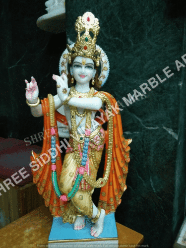 Marble Krishna Statue
