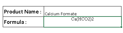 Calcium Formate - Fine White Mineral, 25kg Bags, Density 1.9g/cm3 | Fast Setting, Strength Increase, Corrosion Inhibitor