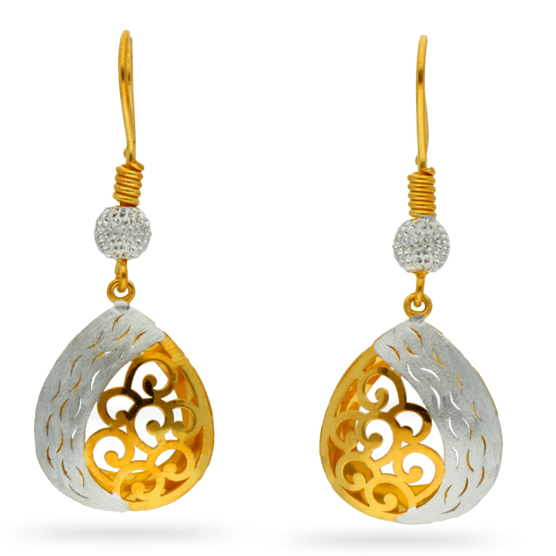 Hanging Earring Grade: 22K