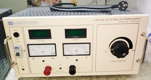 0-48V/25A Max. adjustable AC power supply