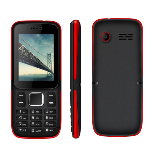 2.4 Inch Bar Phone - Plastic Body 111x47x13mm 32MB RAM + 32MB ROM Dual Sim 0.08MP Camera GPRS Bluetooth FM Radio 600-1400mAh Battery