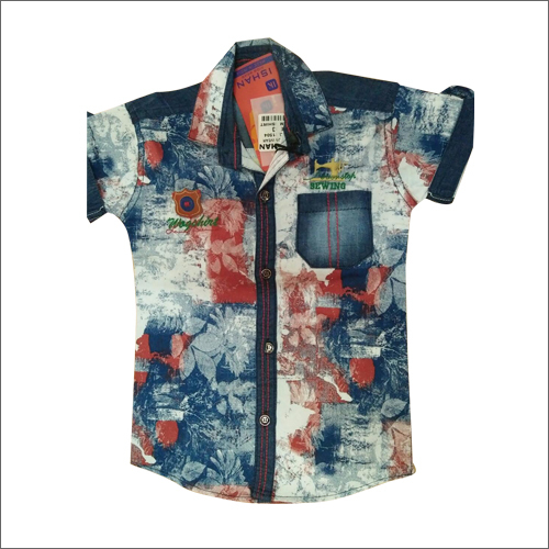 Kids Cotton Printed Shirts