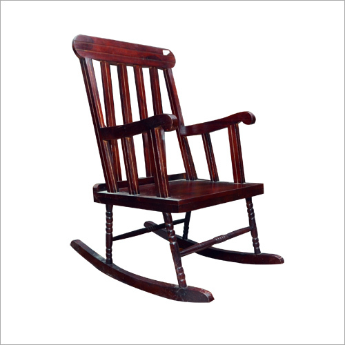 Wooden Rocking Chair By APOORVA WOODEN & CANE HANDICRAFT