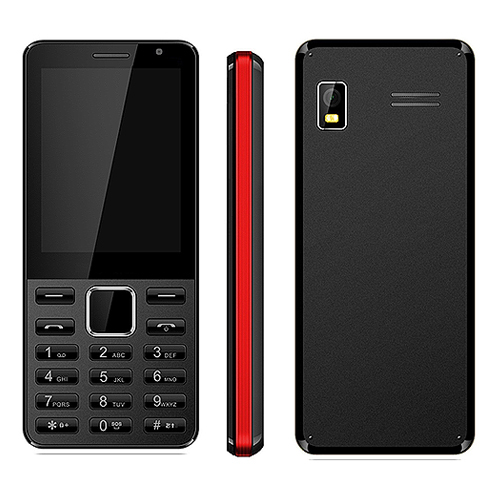 2.8 Inch Bar Phone - Plastic Body, 2.8 Inch TFT Display, Dual SIM, 0.08MP Camera, 32MB RAM/ROM, Supports 32GB Card, 3500mAh Battery, Bluetooth, FM Radio