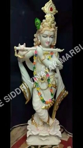 Marble Krishna Statue