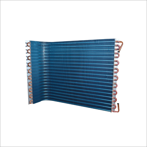 Blue Air Conditioner Condenser Coil