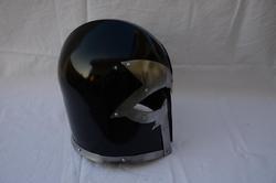 Shiny Black Medieval Armour X-Men Magneto Wearable Helmet