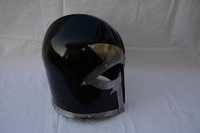 Medieval Armour Magneto Wearable Helmet - Stainless Steel Material, Free Size, Shiny Black Color | Handmade Rigid Design, Glossy Finish, Nautical Theme