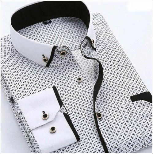 Mens Party Wear Shirt Collar Style: Classic