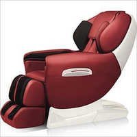 2D Massage Chair - Deep Red Durahide Fabric, Weight 120kg | Zero Gravity, Multi-Dimensional Airbag & Roller Massage, Programmable Memory Modes