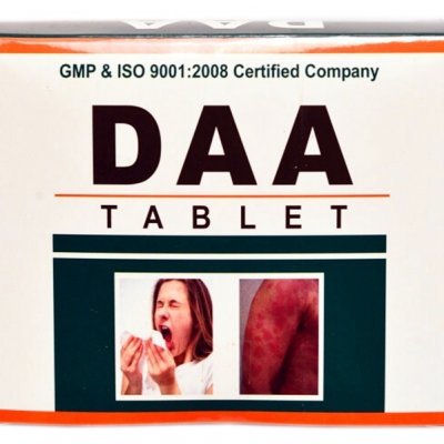 Ayurvedic Herbal Tablet For Anti Allergic - Daa Tablet