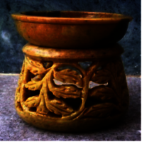 Aromablendz Stone Carved Diffuser Spa Accessories