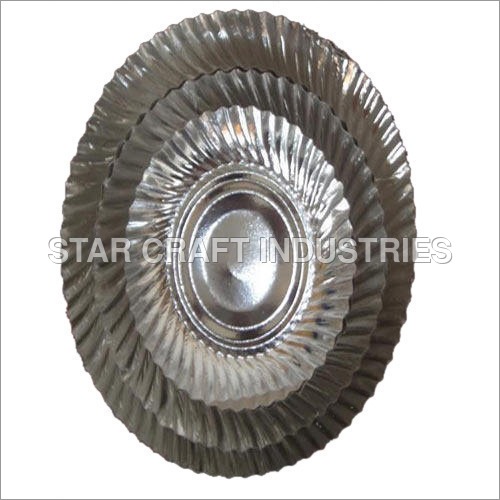 Silver Foil Paper Plates