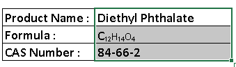 Diethyl Phthalate