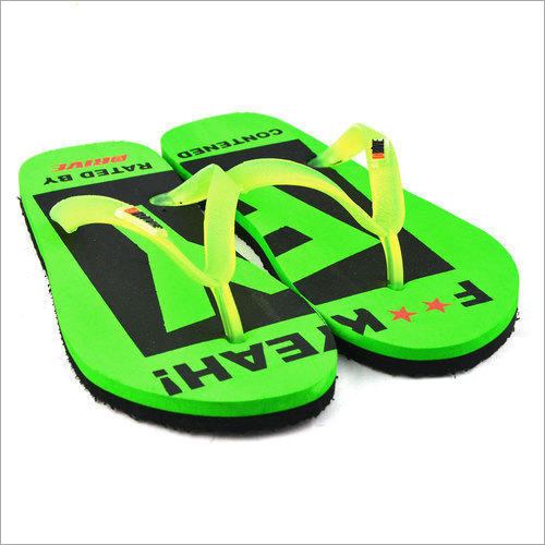 Mens Printed Flip Flop