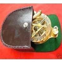 Smoot Brass Sundial Compass