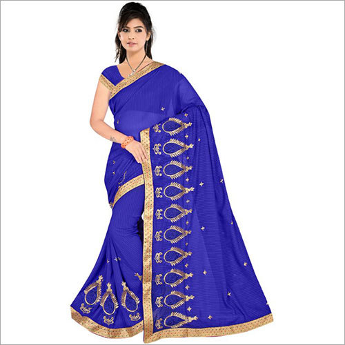 Blue Bollywood Fancy Style Sarees