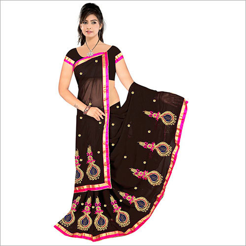 Black Bollywood Stylish Sarees