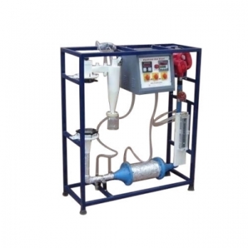 Fluidized bed heat transfer apparatus.