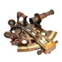 Brass Old Sextant