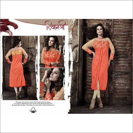 Ladies Designer Print Kurtis