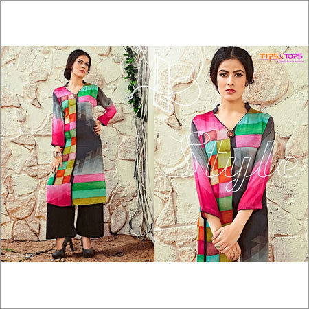 Ladies Designer Digital Print Kurtis