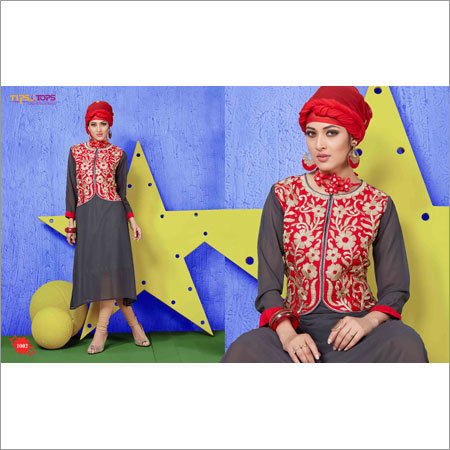 Ladies Georgette Designer Kurtis