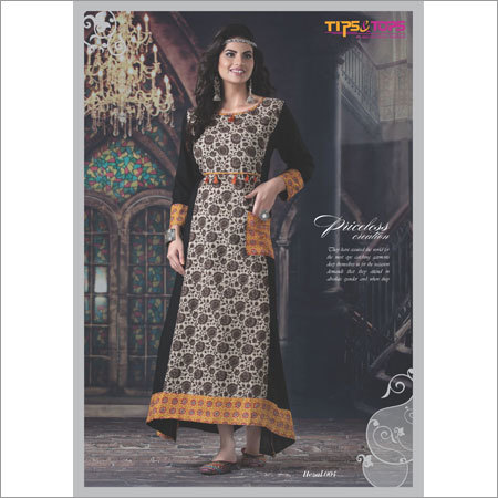 Ladies Designer Print Kurti