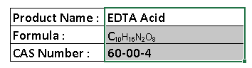 EDTA Acid
