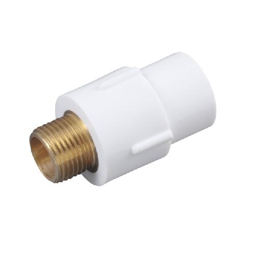 Brass MTA - Brass Material, White Color | Sturdy Design, Heat Resistant, Easy Installation, Long-Lasting Performance