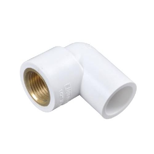 White Brass Elbow