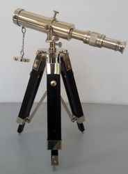 Maritime Decor Antique Vintage Nautical Brass Telescope