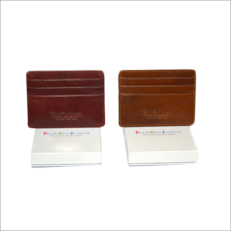 Leather Horizontal Card Holder