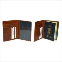 Leather Passport Holder - Genuine Leather, 4x6 Inches, Brown | Compact Design, Durable, Multiple Slots, Secure Storage, Stylish Accessory