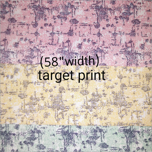 Target Print - Cotton Blend 58" Width Multicolor, Soft Durable Tear Resistant Colorfast Lightweight